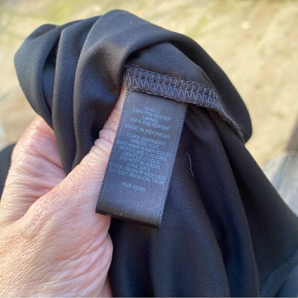 Express Black Cutout Maxi Dress Gown size XS - Picture 8 of 16